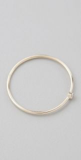 Jennifer Meyer Jewelry Thin Stackable Ring with Diamond