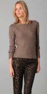 Elie Tahari Laurine Cable Knit Sweater