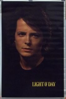 Light of Day 23x35 Michael J Fox Black Close Up Movie Poster 1987