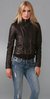 Theory Borie Leather Jacket