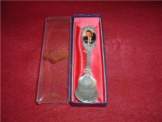  THE BOX PEWTER 42ND PRESIDENT WILLIAM J. CLINTON COLLECTIBLE SPOON 7/9