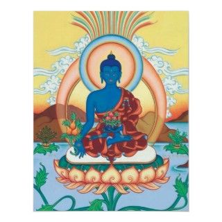 SILVER NECKLACE & PENDANT Medicine Buddha 