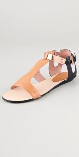 Rebecca Minkoff Bardot Colorblock Flat Sandals