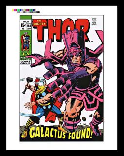 Jack Kirby The Mighty Thor 168 Production Art Cover
