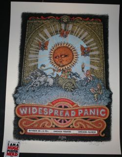 Widespread Panic Chicago Concert Poster Print Marq Spusta S N 11
