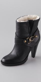 Twelfth St. by Cynthia Vincent Ivy High Heel Shearling Booties