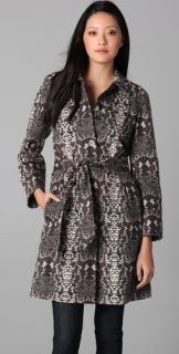 Marc by Marc Jacobs Python Mac Trench Coat