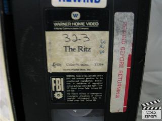 Ritz The VHS Jack Weston Jerry Stiller Kay Ballard