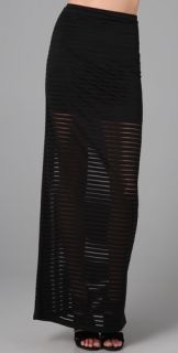 Shakuhachi Stripe Tube Skirt
