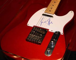 Signed James Taylor Autograph Fender Guitar Telecaster Squire COA UACC