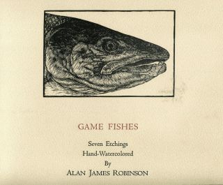  Hand Colored Etchings of Trout Alan James Robinson 1982