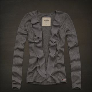 NWT Hollister by Abercrombie ~ Jack Creek ~ Ruffle Cardigan sweater
