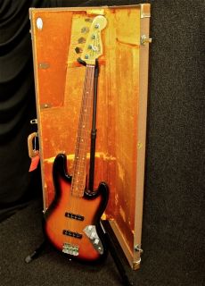 Used Fender Jaco Pastorius Fretless Jazz Bass Sunburst w/ OHSC GREAT