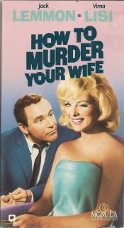 How to Murder Your Wife VHS Jack Lemmon Virna Lisi 027616146632