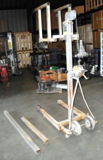 Vermette 512A Duct Jack Genie Lift Ourriggers 500 lb Capacity