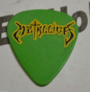  Green Tallica 4 Life Rare Concert Tour Guitar Pick! James Hetfield