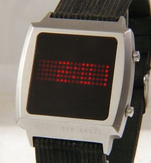 Ted Baker LED TB182 All Steel Gents Watch P51