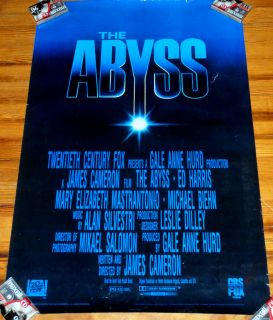  Original Vintage VHS Promo Poster James Cameron 26x36 Sci Fi