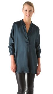Vince Stand Up Collar Blouse