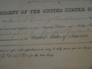 Abraham Lincoln Signed 1861 Appointment to Portugal