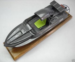 Boat James Bond 007 Handcrafted Desk Wood Model Large