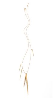 Alexis Bittar Crystal Encrusted Long Spear Necklace