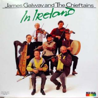 James Galway The Chieftains in Ireland LP VG 5798 Green Vinyl 1987