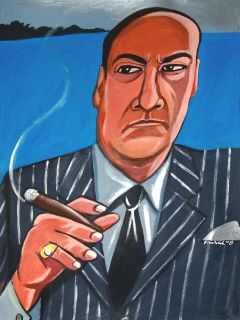  Print The Sopranos HBO James Gandolfini Mafia Godfather Don