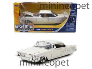 Jada Bigtime 1960 60 Chevy Impala Hard Top 1 24 Diecast White