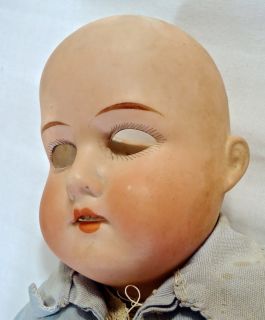 Antique German Am 2 Ox Dep Bisque Head Doll Estate Fresh 