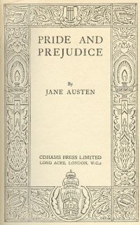 Pride and Prejudice by Jane Austen E Book