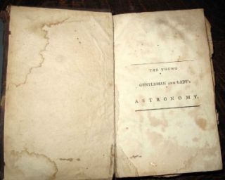 RARE Book 1792 The Young Gentleman and Ladys Astronomy James Ferguson