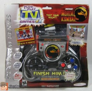 Jakks Pacific Plug Play Midway Mortal Kombat TV Games Platinum Series