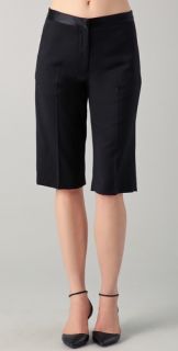 Tess Giberson Cropped Trousers with Satin Waistband