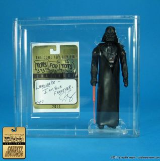 James Roday Signed Vintage Double Telescoping Darth Vader Psych Prop