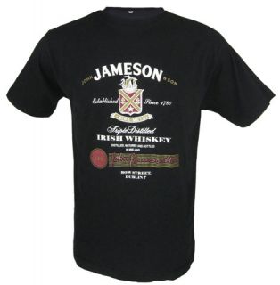Malham Jameson Whiskey T Shirt New