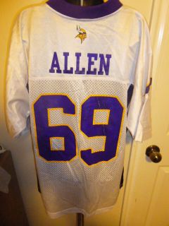  Apparel Minnesota Vikings Jared Allen Youth Jersey L 2nd 125