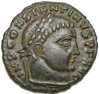 Constantine I The Great AE Follis Jupiter Roman Nike Eagle