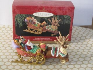 1997 Hallmark Ornament Santas Magical Sleigh
