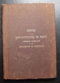 1890 Book Owned and Signed by Captain John McIntosh Kell Report of The