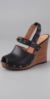 tuleste market Brooke Clog Wedge Sandals