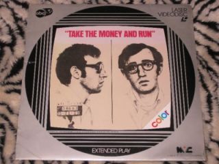Take The Money and Run Japan 1981 Laserdisc LD Woody Allen RARE SEALED