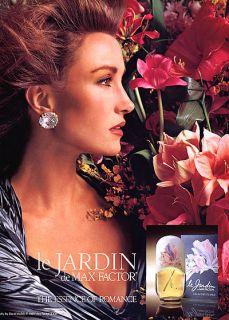 1989 Max Factor Le Jardin Jane Seymour Magazine Ad