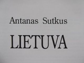 Old Lithuanian Independance Photo Album Book Antanas Sutkus