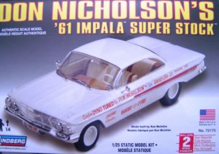 Lindberg 1 25 61 Impala Super Stock Don Nicholson