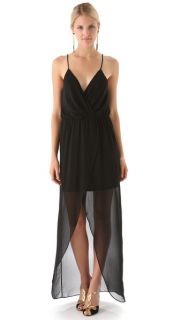 Rory Beca Jones Fishtail Wrap Gown