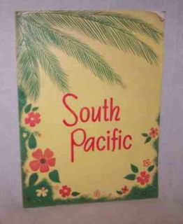 South Pacific Play Program Janet Blair Richard Eastham