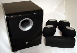 JBL CS480 5 1 Channel Home Theater Speaker System Nice