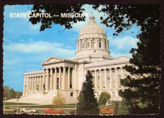 Vintage Color Postcard State Capitol Building Jefferson City MO
