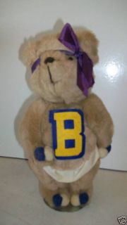 1985 Kent Collectibles Cheerleader Bear by Jean Steele